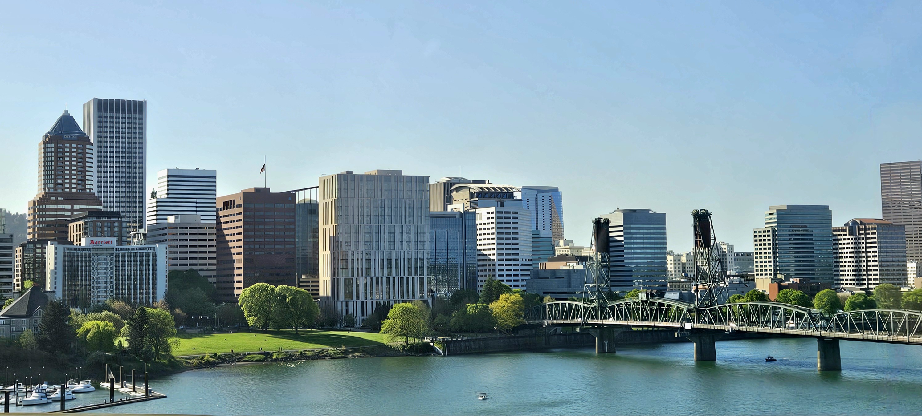 A wide picture of portland